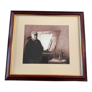 Photograph Mid-Century Men in the Studio, Signed by Artist Numbered 20/100