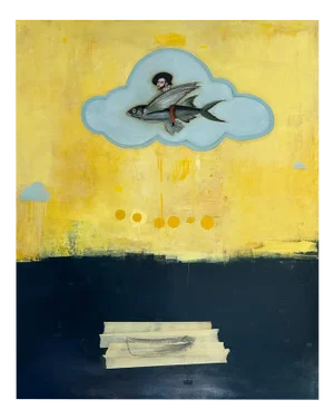Michele Mikesell, Ibn Battuta, Oil on Canvas, 2022