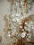 French Murano Drops Flowers and Swags Chandelier, Circa 1920 For Sale - Image 9 of 12