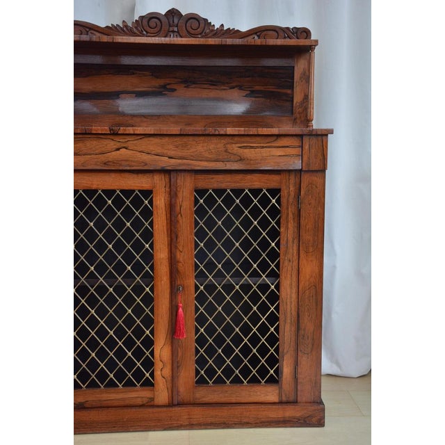 Antique English William IV Chiffonier, 1840 For Sale - Image 10 of 18