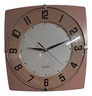 Vintage Wall Clock with Beige Plastic Case by Glunz, 1990s