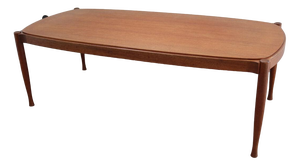 Mid-Century Teak Coffee Table, Denmark, 1960s