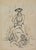 Anselmo Bucci, Figurative Composition, 1910s, Ink on Paper For Sale