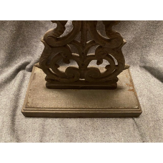 French Iron Cross 3’ Vintage Standing Cross For Sale In Los Angeles - Image 6 of 12