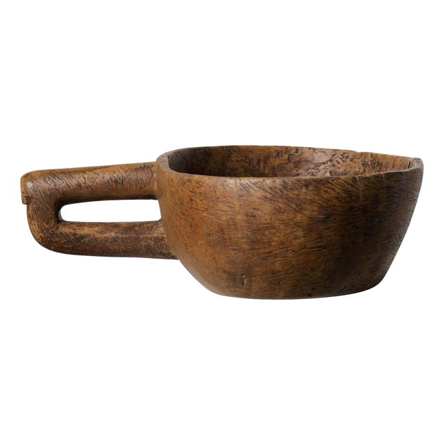 Antique Swedish Wooden Bowl in Birch Root For Sale