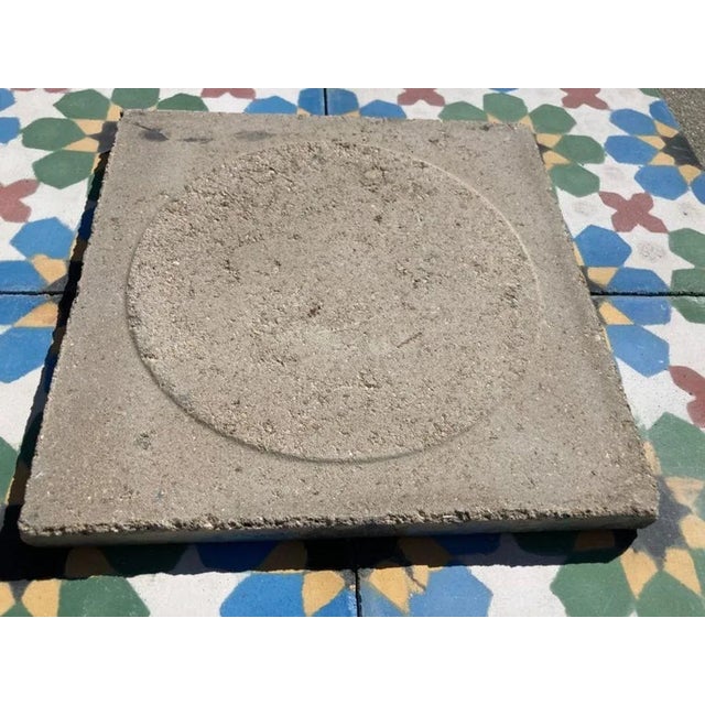 Moroccan Encaustic Cement Tile Border With Moorish Fez Design For Sale - Image 9 of 13