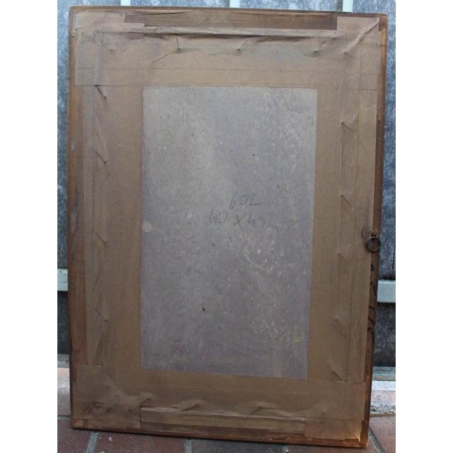 1960s 1960s Nude Portrait Oil Painting For Sale - Image 5 of 8