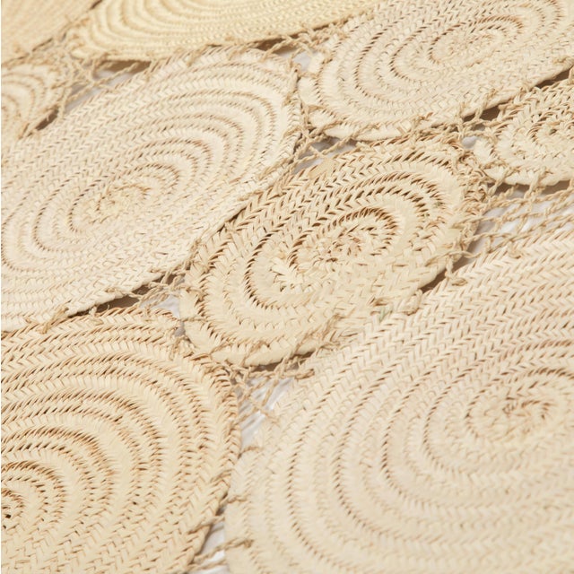 One-of-a-Kind Large 59" Handwoven Palm Fiber Wall Sculpture For Sale - Image 12 of 12