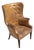 Mid 19th Century Napoleon III / Regency Leather Wing Chair For Sale