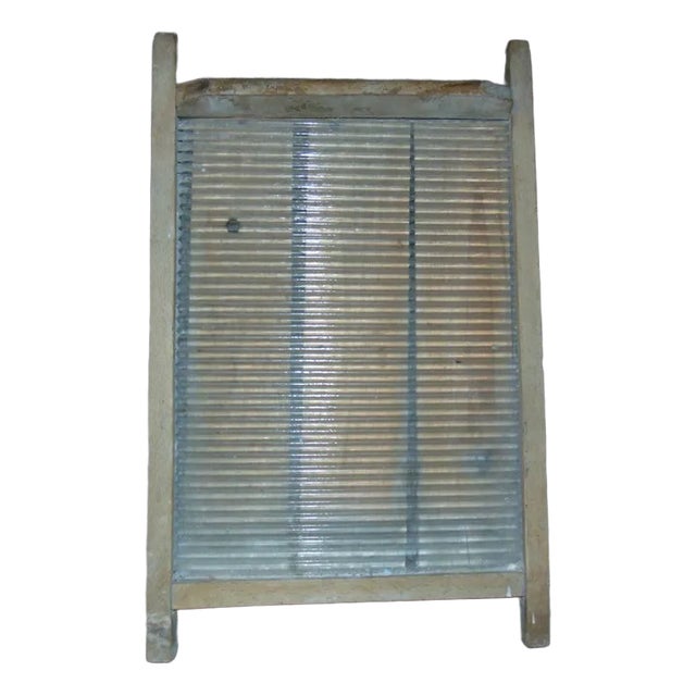 Art Deco Glass Washboard, 1930s For Sale