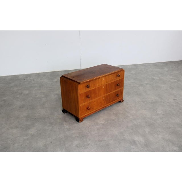 Wood Art Deco Swedish Chest of Drawers, 1950s For Sale - Image 7 of 9
