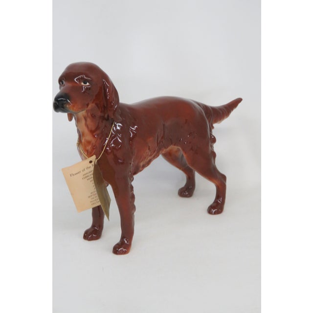 Vintage Goebel Ch622 Irish Setter Hand Painted Porcelain Dog Figurine 4699b For Sale - Image 15 of 18