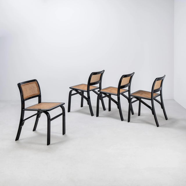 Pause Chairs by Mario Giannetti for Acerbis, 1980s, Set of 4, in Very Good conditions. Designed 1980 to 1989 I have...