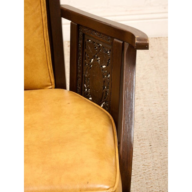 Orange Vintage Mid Century Armchairs For Sale - Image 11 of 12