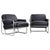 Black Armchairs by Guido Faleschini, 1970, Set of 4 For Sale - Image 8 of 8