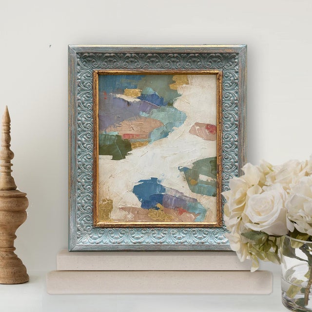 This is a new oil painting from my "Lily Pad Collection". The oil painting is done on a canvas hardboard panel, varnished...