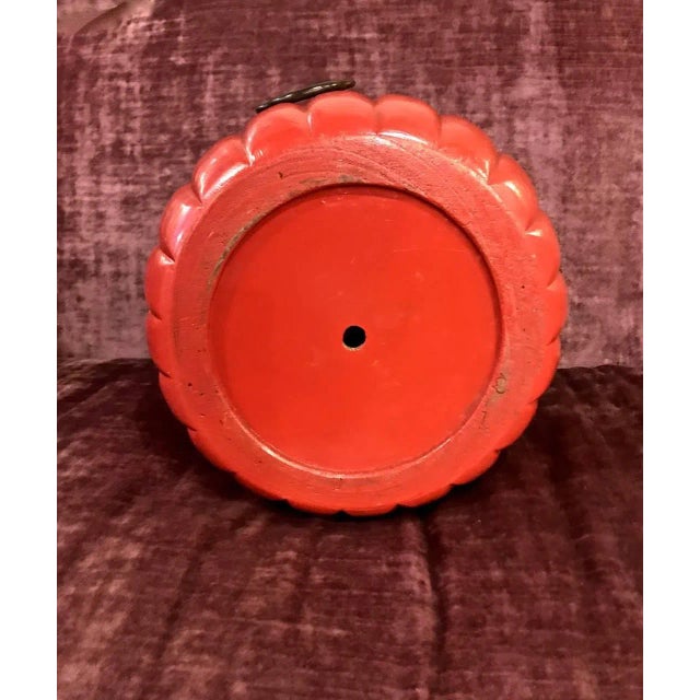 Early 20th Century Lacquer Hibachi, Chrysanthemum Form For Sale In Los Angeles - Image 6 of 7