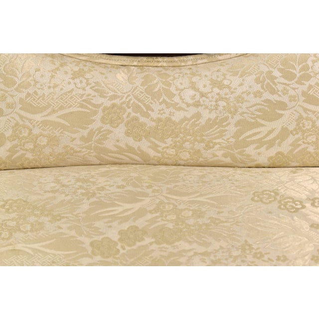 Antique Victorian Damask Settee For Sale - Image 10 of 13