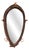 Mirror in Leather Horse Harness, 1890s For Sale
