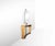 Vintage Wooden Console with Mirror attributed to Osvaldo Borsani, 1950s For Sale - Image 3 of 6