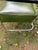 Art Deco 1930s Namco Art Deco Industrial Green Vinyl & Chrome Lounge Chair For Sale - Image 3 of 11