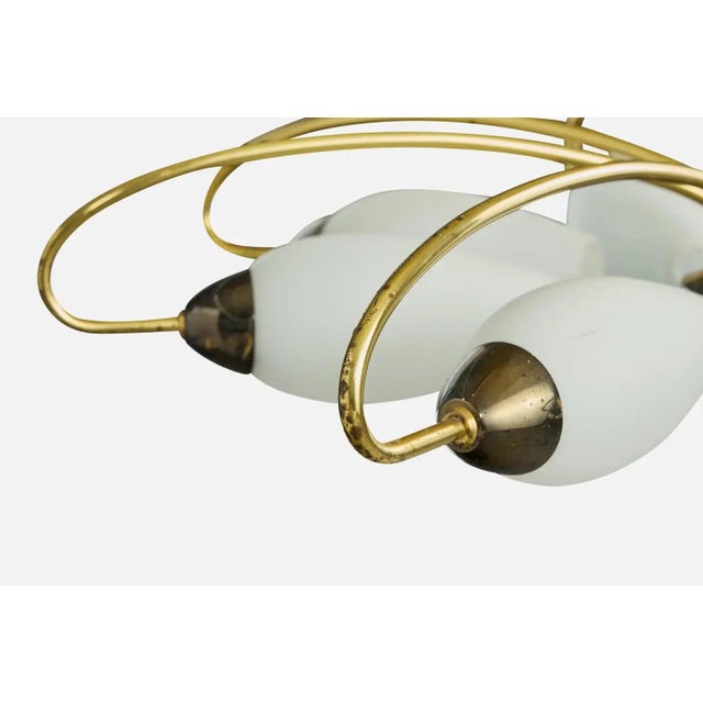1950s 1950s Lampadario Di Design Francese, Francia AnnI For Sale - Image 5 of 6