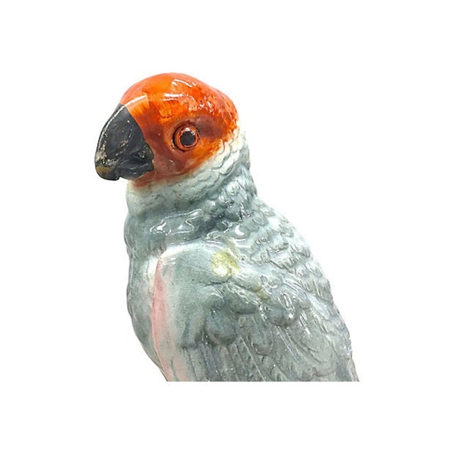 Vintage Ceramic Parrot Figurine Chairish