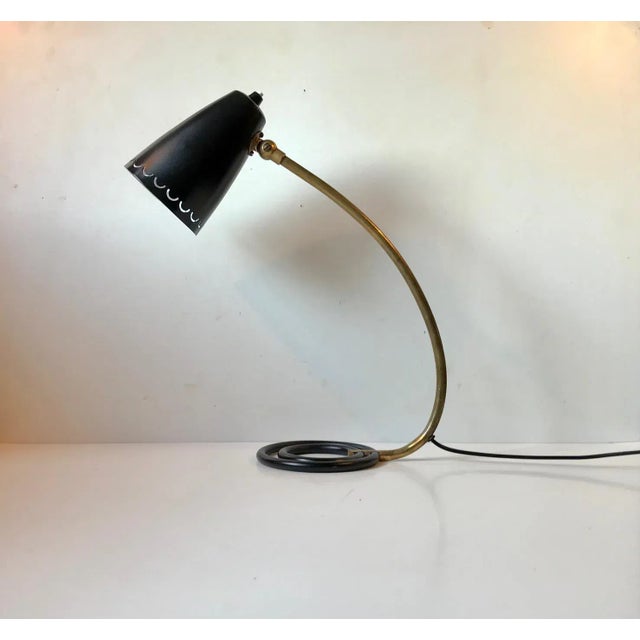 Atomic Table Lamp from ASEA, 1950s For Sale - Image 12 of 15