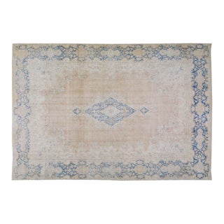 Vintage Turkish Anatolian Knotted Wool Rug, 9'6''x14' For Sale