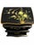 2000 - 2009 Chinoiserie Black Lacquer Bombe Three-Drawer Chest For Sale - Image 5 of 10