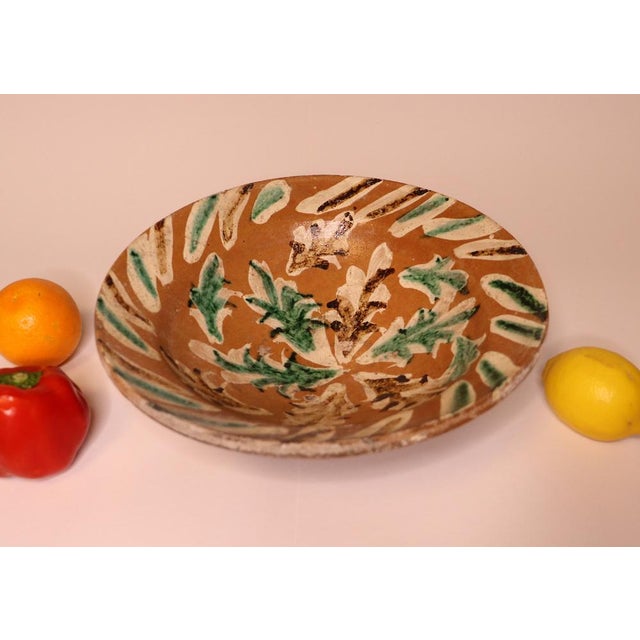 Sculpture Materials Handmade Clay Bowl Pottery Bowl Plate, 1930s For Sale - Image 7 of 18
