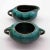 1960s 1960s Mid-Century Blue Mountain Pottery Drip Glaze Redware Cream and Open Sugar Set For Sale - Image 5 of 10