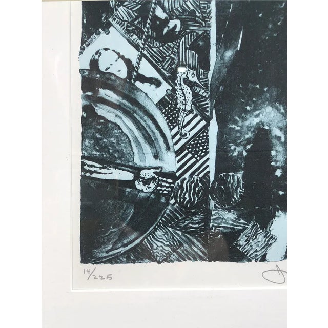 Artist: Jasper Johns Title: Summer (Blue) Year: Unknown Signed: No Medium: Offset Lithograph Paper Size: 13.25 x 11 inches...