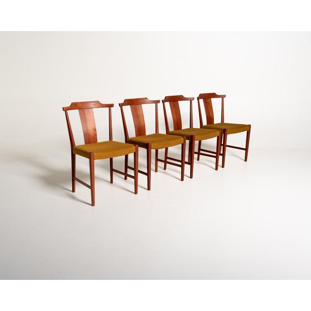 Teak Chairs by Bertil Fridhagen for Bodafors, 1962, Set of 4 For Sale - Image 12 of 12