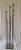Mid-Century Modern Modernist Chrome and Wrought Iron Floor Length Candelabra in the Style of Bertoia For Sale - Image 3 of 11