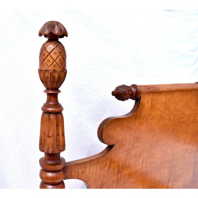 Antique American Federal Twin Beds, Circa 1910s For Sale - Image 4 of 13