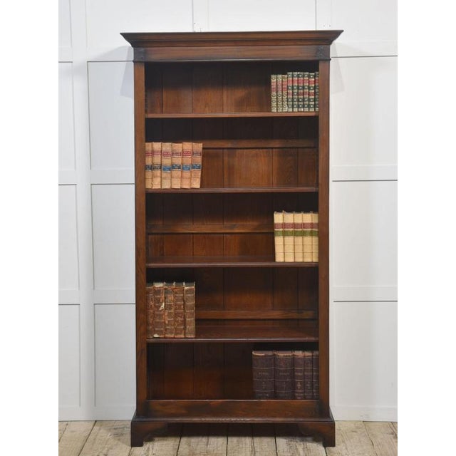Oak Open Bookcase, 1890s For Sale - Image 4 of 8