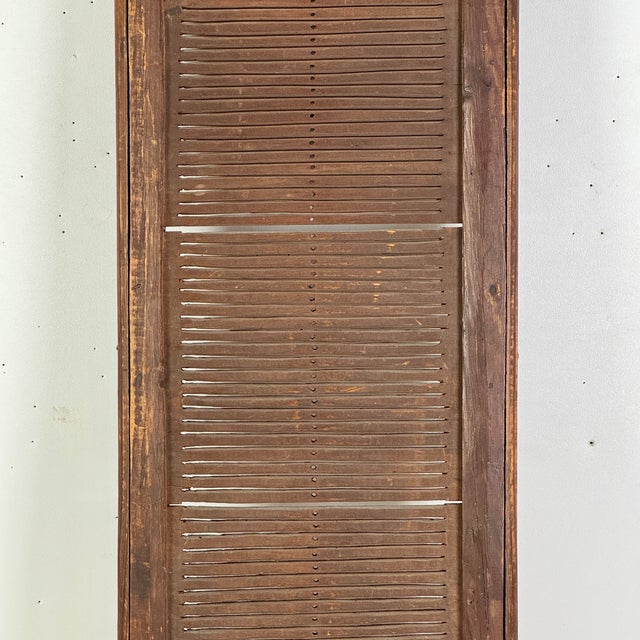 Antique 19th C. Country Early Primitive Unusually Large 44” Weaving Wood Tape Loom For Sale - Image 9 of 11