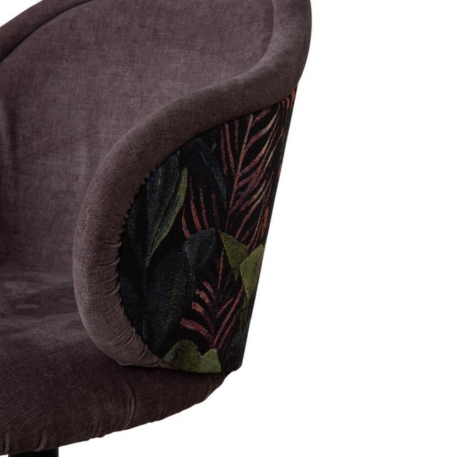 Gray Fabric Ona Chairs with Brown and Grey Pattern from Freifrau, Set of 4 For Sale - Image 8 of 18