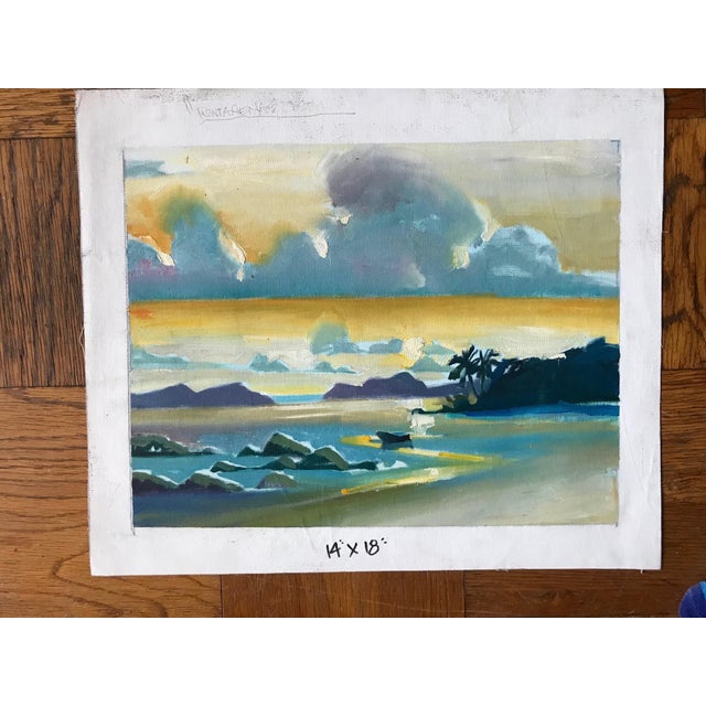 Step into a world of serenity and natural beauty with this captivating original oil painting by acclaimed artist David...