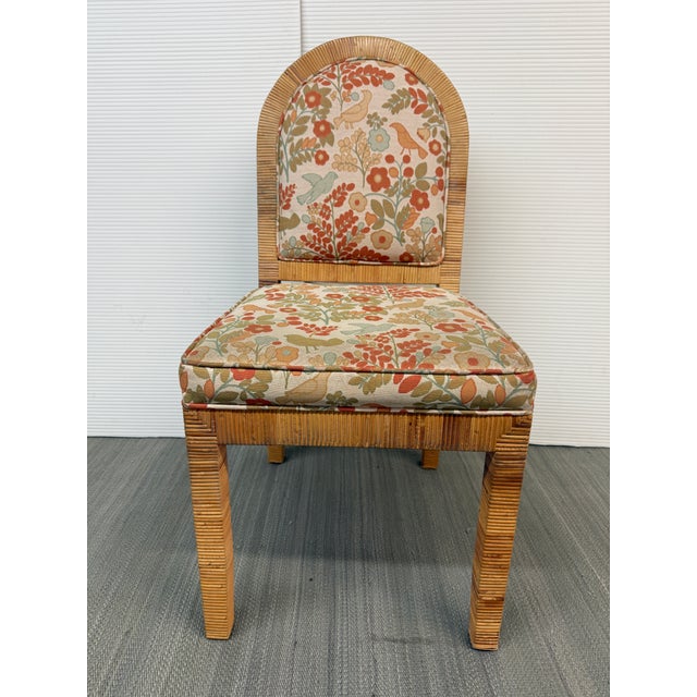 Design Plus Gallery presents a Vintage Cane Dining Side Chair by Bielechy Brothers. This sophisticated dining chair by the...