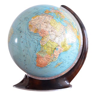 Streamline Globe from C.A. Kochs Publishing House, 1960s For Sale