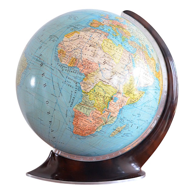 Streamline Globe from C.A. Kochs Publishing House, 1960s For Sale