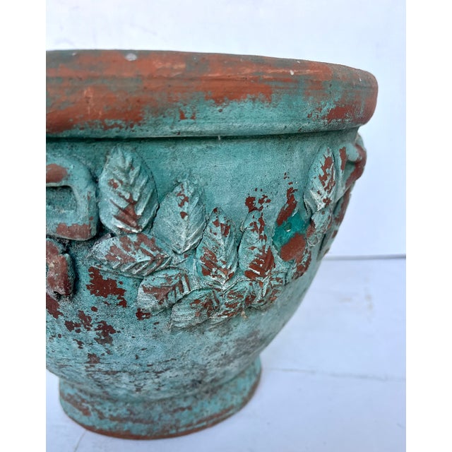 Vintage French Anduze Terra Cotta Planter For Sale - Image 14 of 15