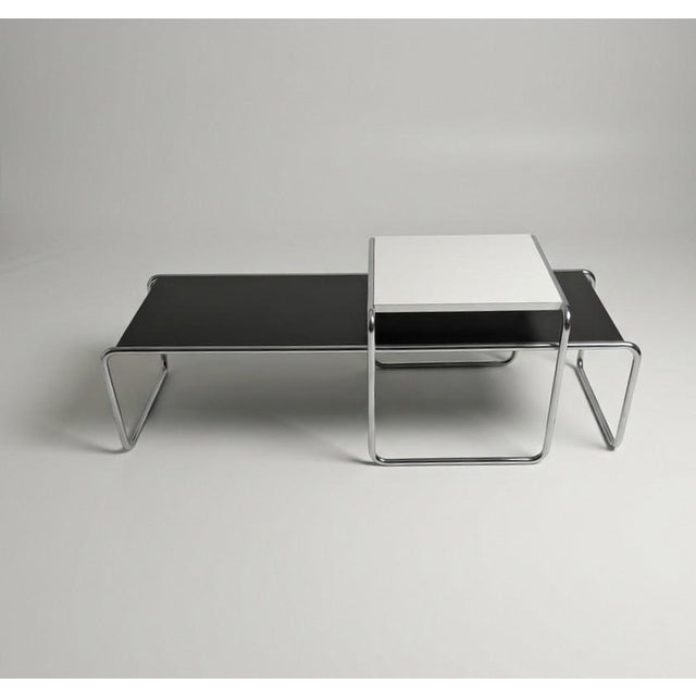 Marcel Breuer's Laccio Tables for Gavina The Laccio tables are among Marcel Breuer's most celebrated designs and are...