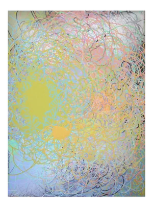 Greg Minah, Related Intervals, 2013, Acrylic on Canvas