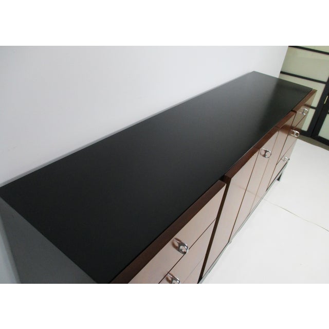 Mid Century Walnut Dresser Credenza by American of Martinsville For Sale - Image 11 of 16