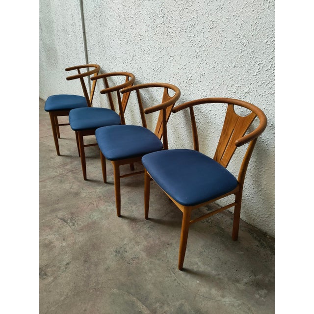 Vintage Danish Chairs, 1980, Set of 4 For Sale - Image 9 of 9