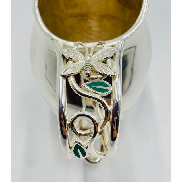 Vintage Emilia Castillo Mexican Silversmith Creamer and Sugar Bowl, Hand Signed For Sale - Image 15 of 18