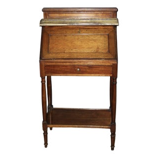 Directoire Style Desk in Mahogany, 1950s For Sale